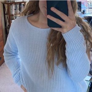 Baby blue sweater